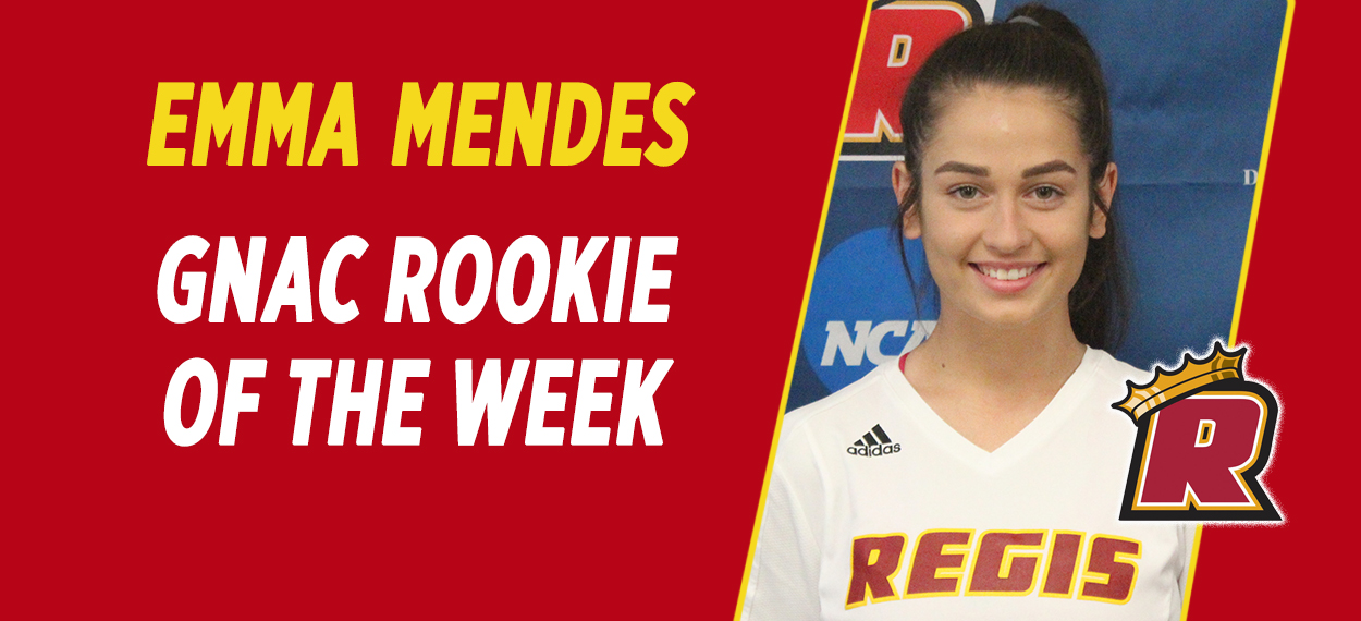 Mendes Named GNAC Rookie of the Week