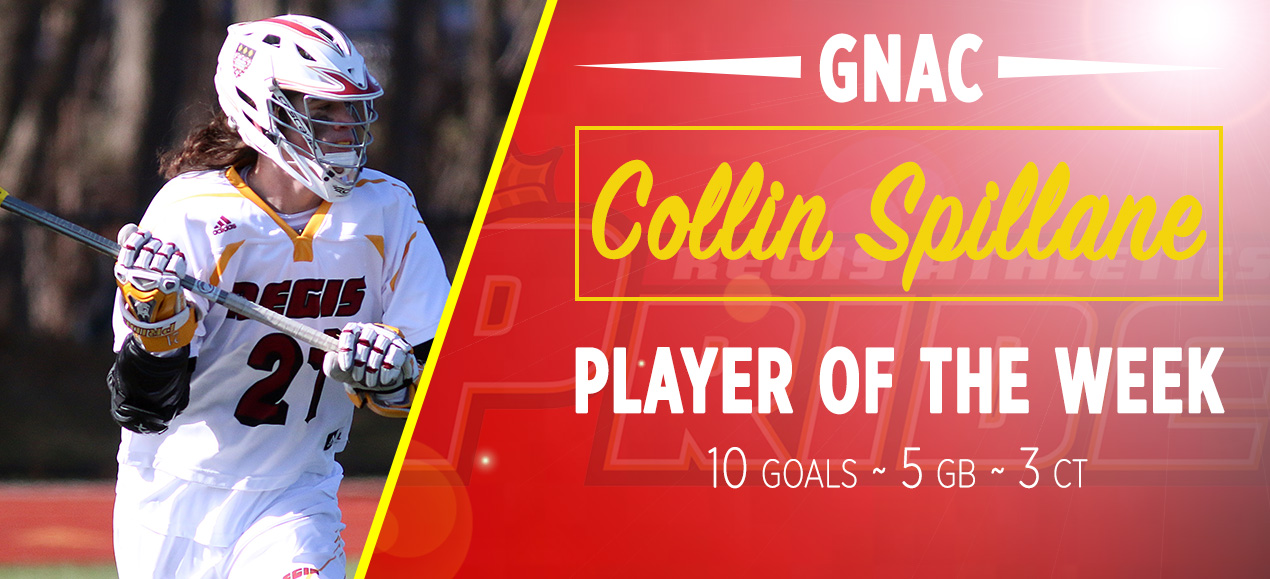 Collin Spillane Named GNAC's First Men's Lacrosse Player of the Week