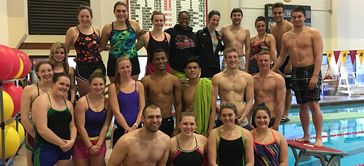 SWIMMING TEAMS WELCOME WELLESLEY STARS TO CAMPUS