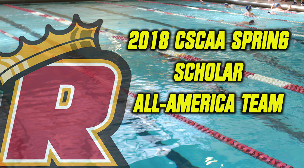 Swimming & Diving Earns CSCAA Spring Academic All-America Honors