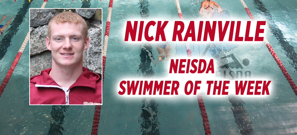Rainville Named NEISDA Swimmer of the Week