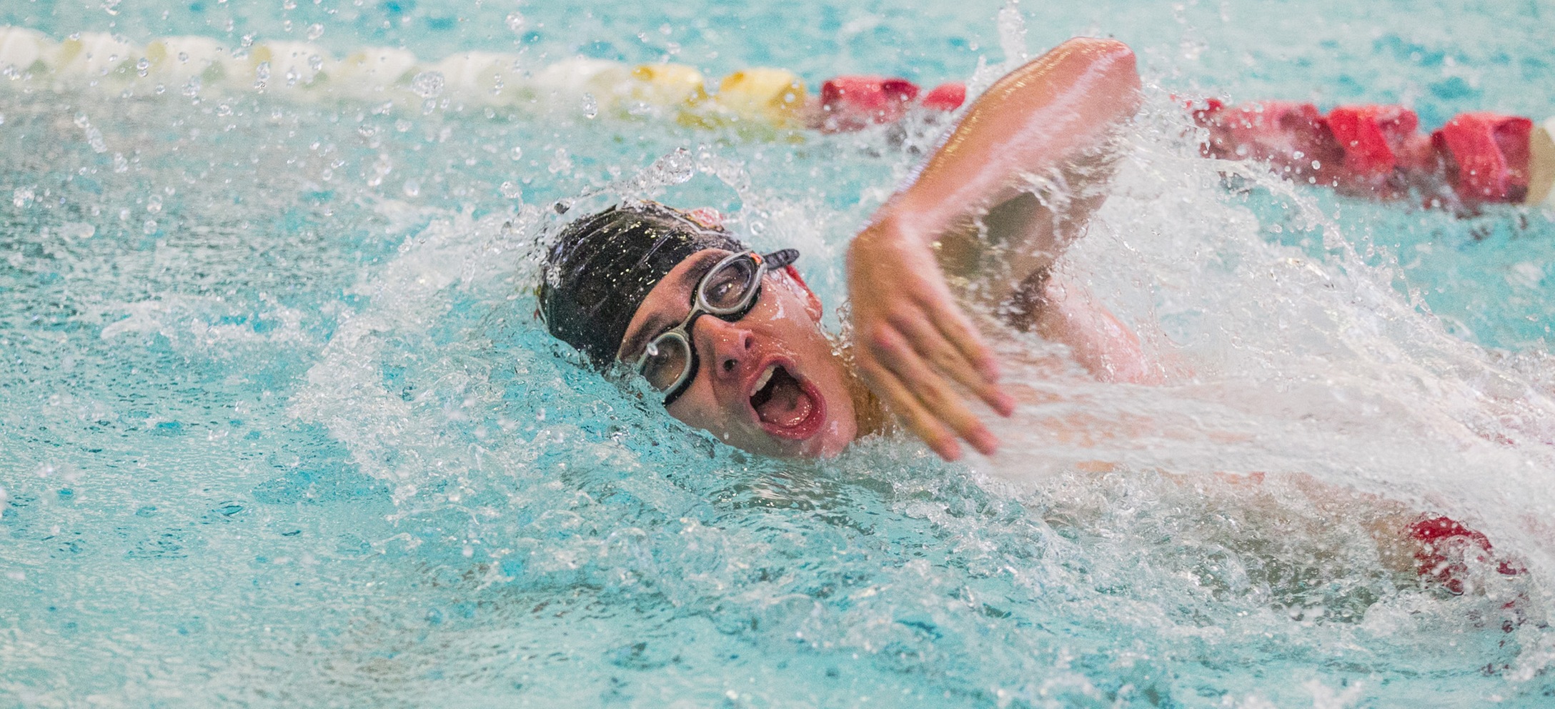 Men's & Women's Swimming & Diving Both Second After First Day of GNAC Championships