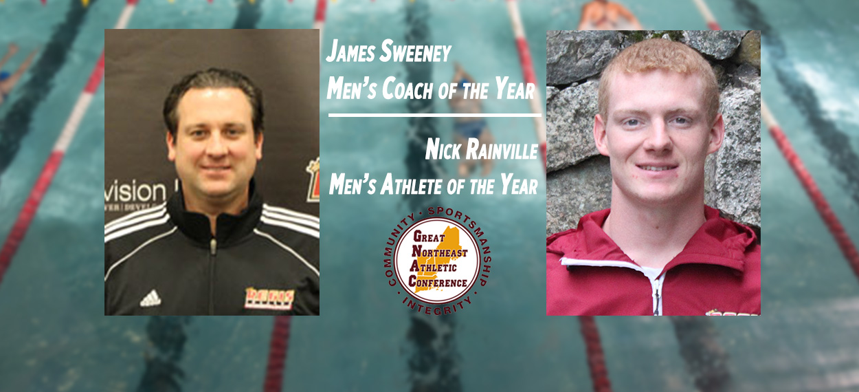 Rainville and Sweeney Receive GNAC Major Swimming Awards