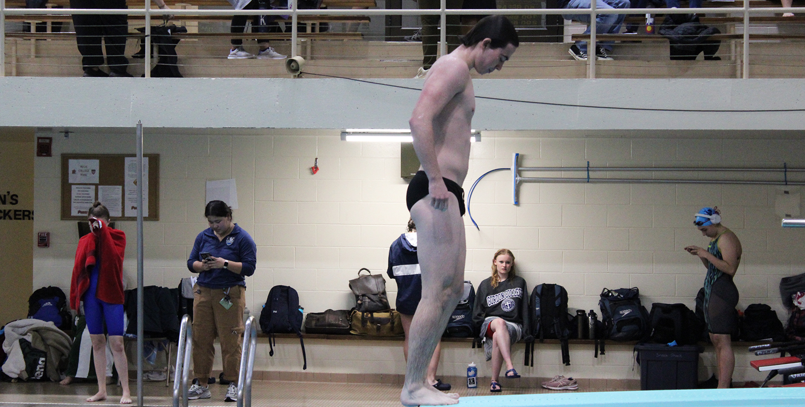 Another School Record Falls as Men’s Swim and Dive Resumes Season