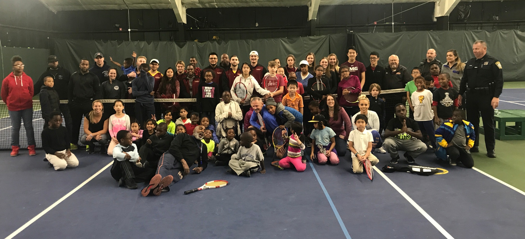 Pride Tennis Takes Part In Volley Against Violence