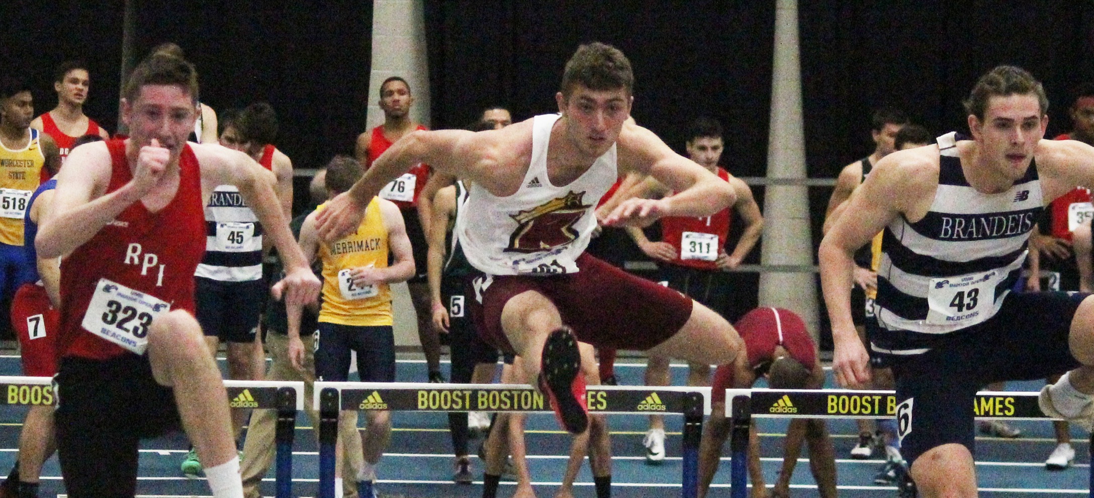 Men's Track Faces The Field At UMass Boston Indoor Open