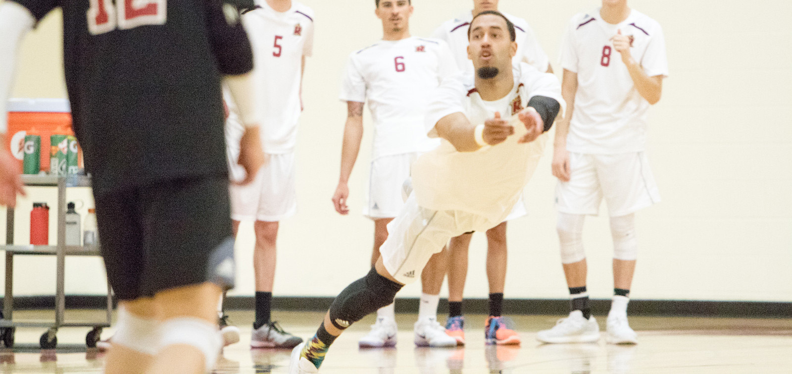 Men's Volleyball Notches First Win With Four-Set Victory Over Dean