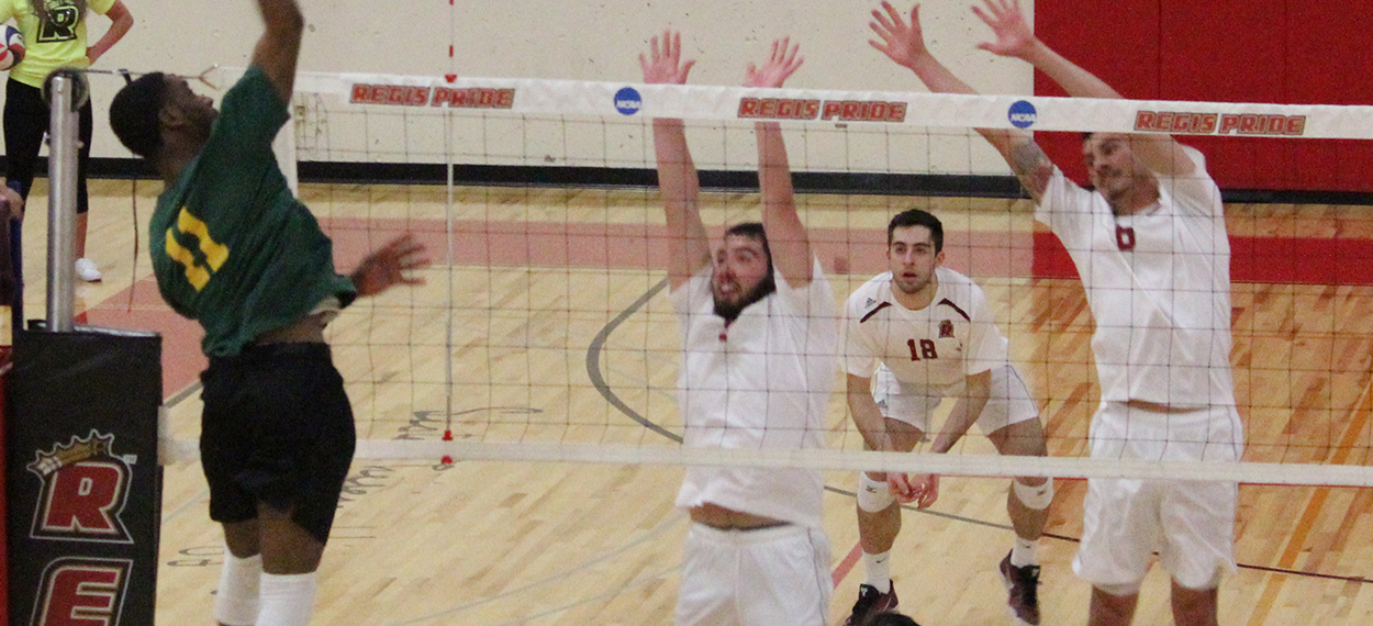 Men's Volleyball Sweeps Southern Vermont, Stays Undefeated in NECC