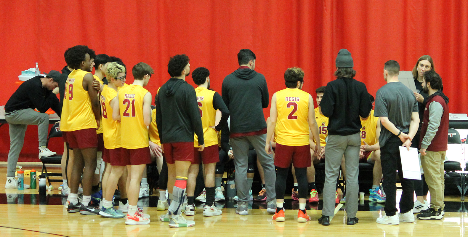 Pride Men’s Volleyball Loses at Rivier