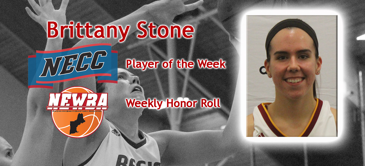 Stone Named NECC, NEWBA Player of the Week for Second Time