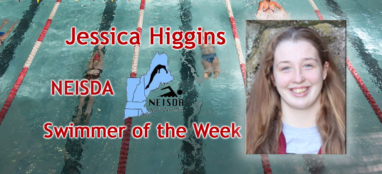 Higgins Earns NEISDA Swimmer of the Week Honors
