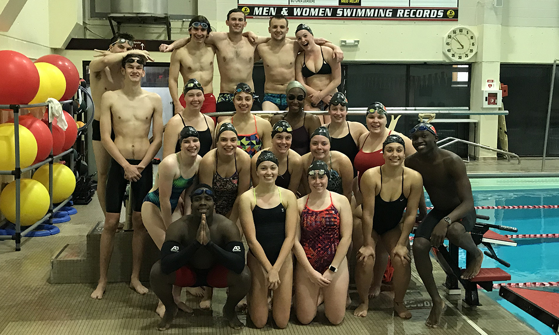Pride Off to Strong Start at GNAC Swim & Dive Championships