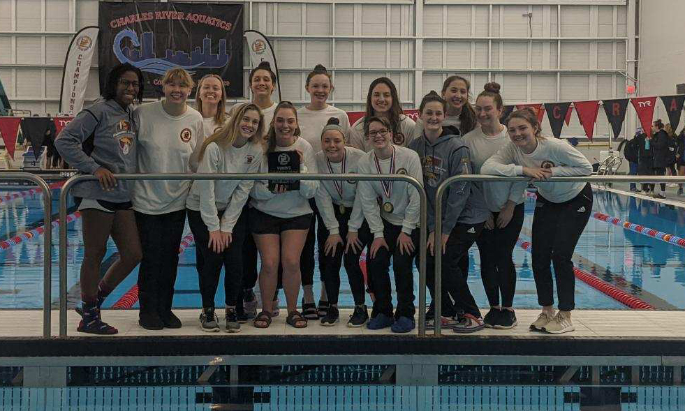 Women’s Swim & Dive Team Advances into Second at League Meet
