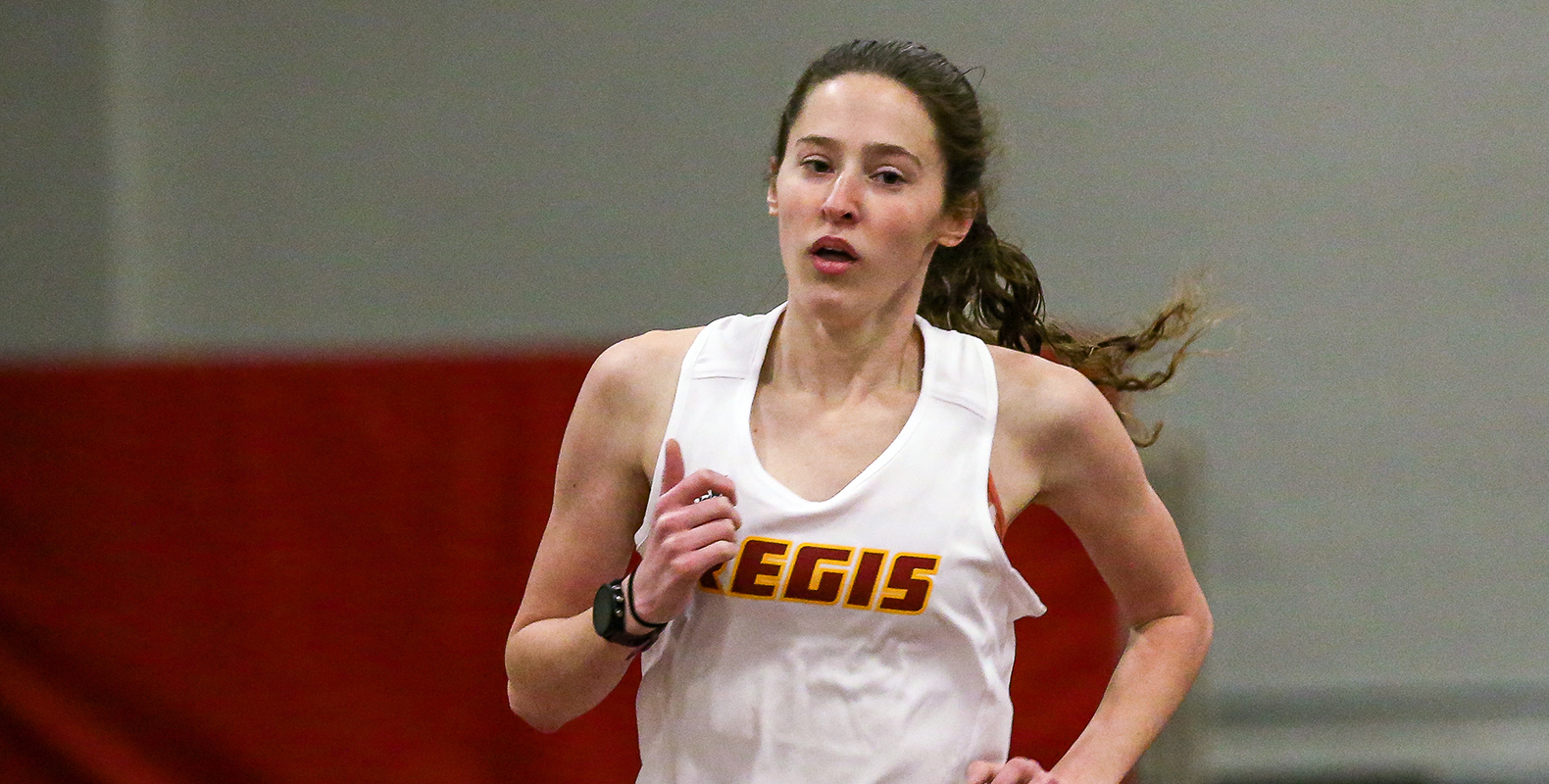 School Records Highlight Saturday Competition for Regis Women’s Track & Field