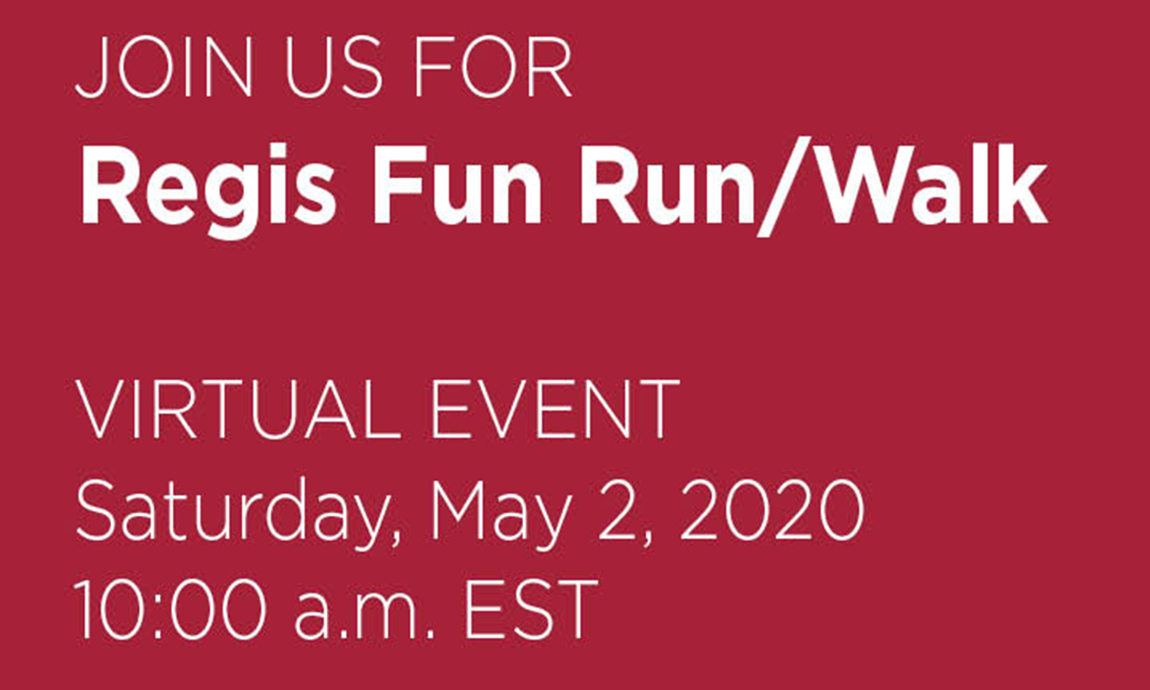Virtual Regis Fun Run/Walk Set for May 2
