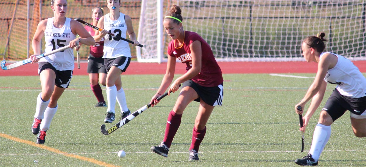 FIRST HALF GOAL GIVES REGIS CONFERENCE WIN