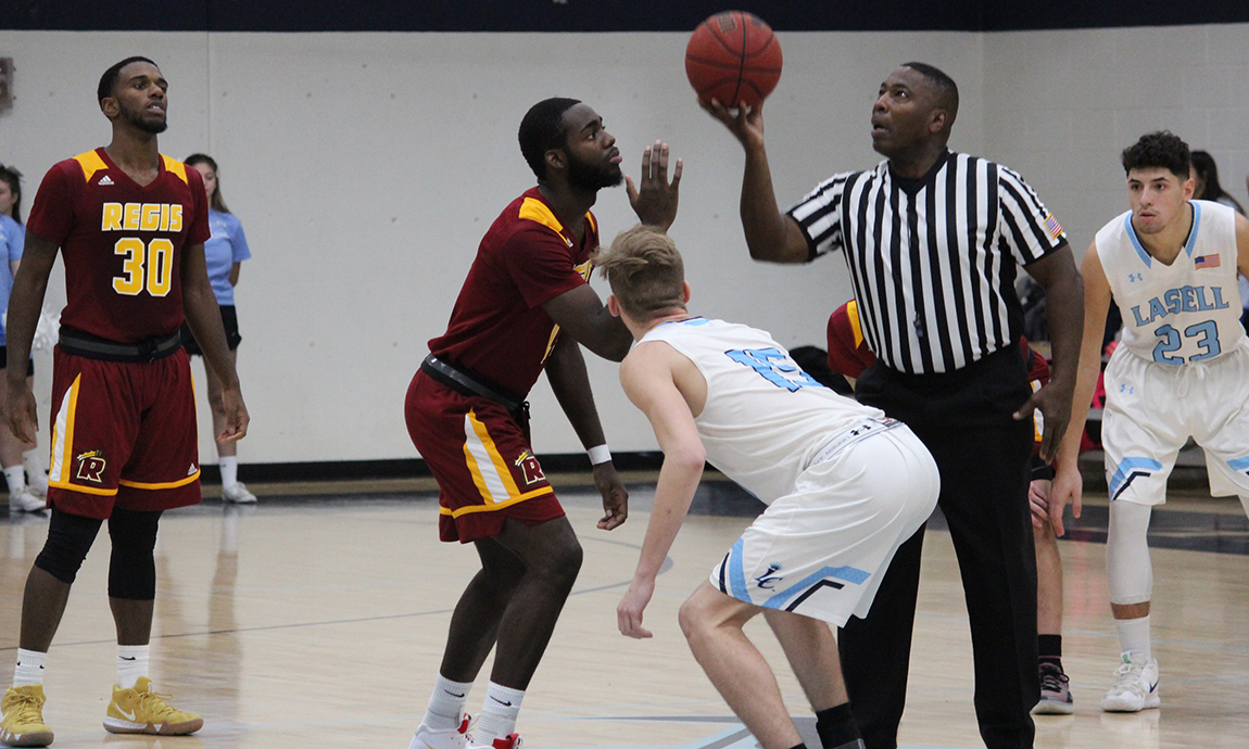 Regis Men’s Basketball Succumbs to Lasell Rally
