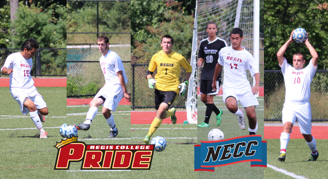 FIVE MEN'S SOCCER PLAYERS RECEIVE ALL-NECC RECOGNITION