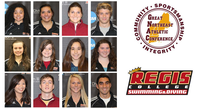 12 SWIMMERS NAMED GNAC ALL-ACADEMIC