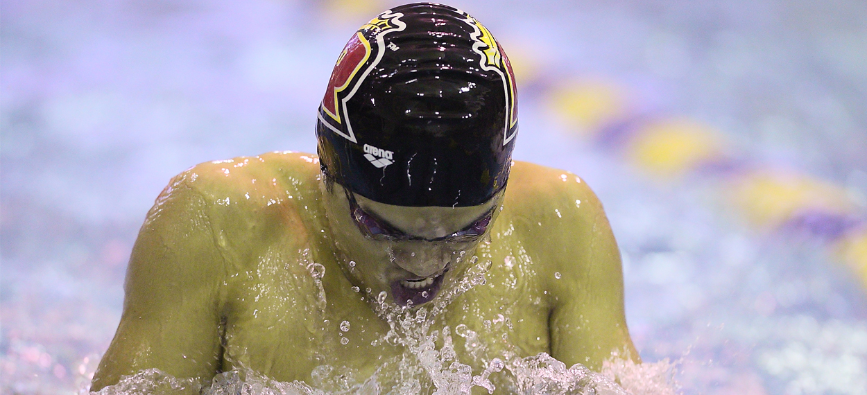 LUONG, UNAS LEAD REGIS MEN’S SWIMMING OVER COLBY-SAWYER, 144-74