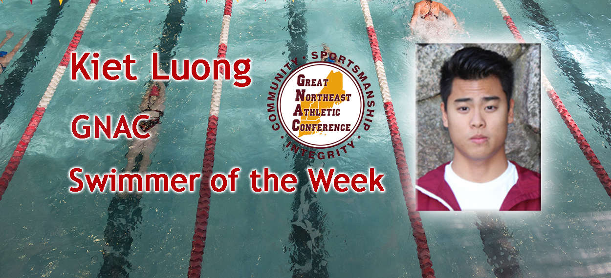 Luong Nabs Second Corvias GNAC Swimmer of the Week Honors