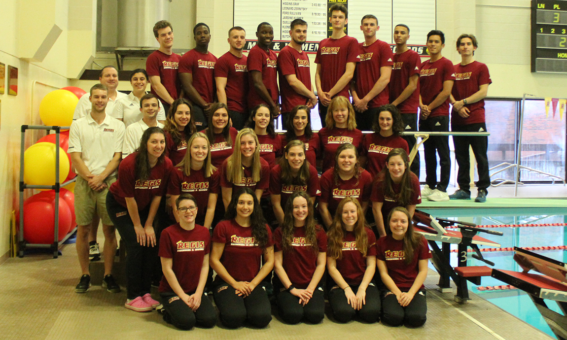 Regis Swim & Dive Teams to Contend for Titles at GNAC Championships