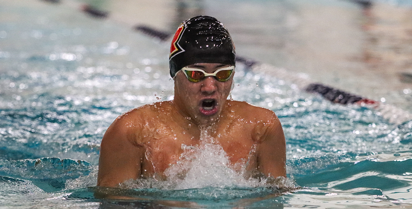 Pool Records Highlight Pride Men’s Swim and Dive Performance