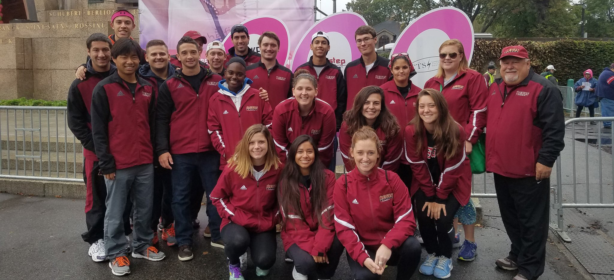 Tennis Takes Part in Breast Cancer Walk
