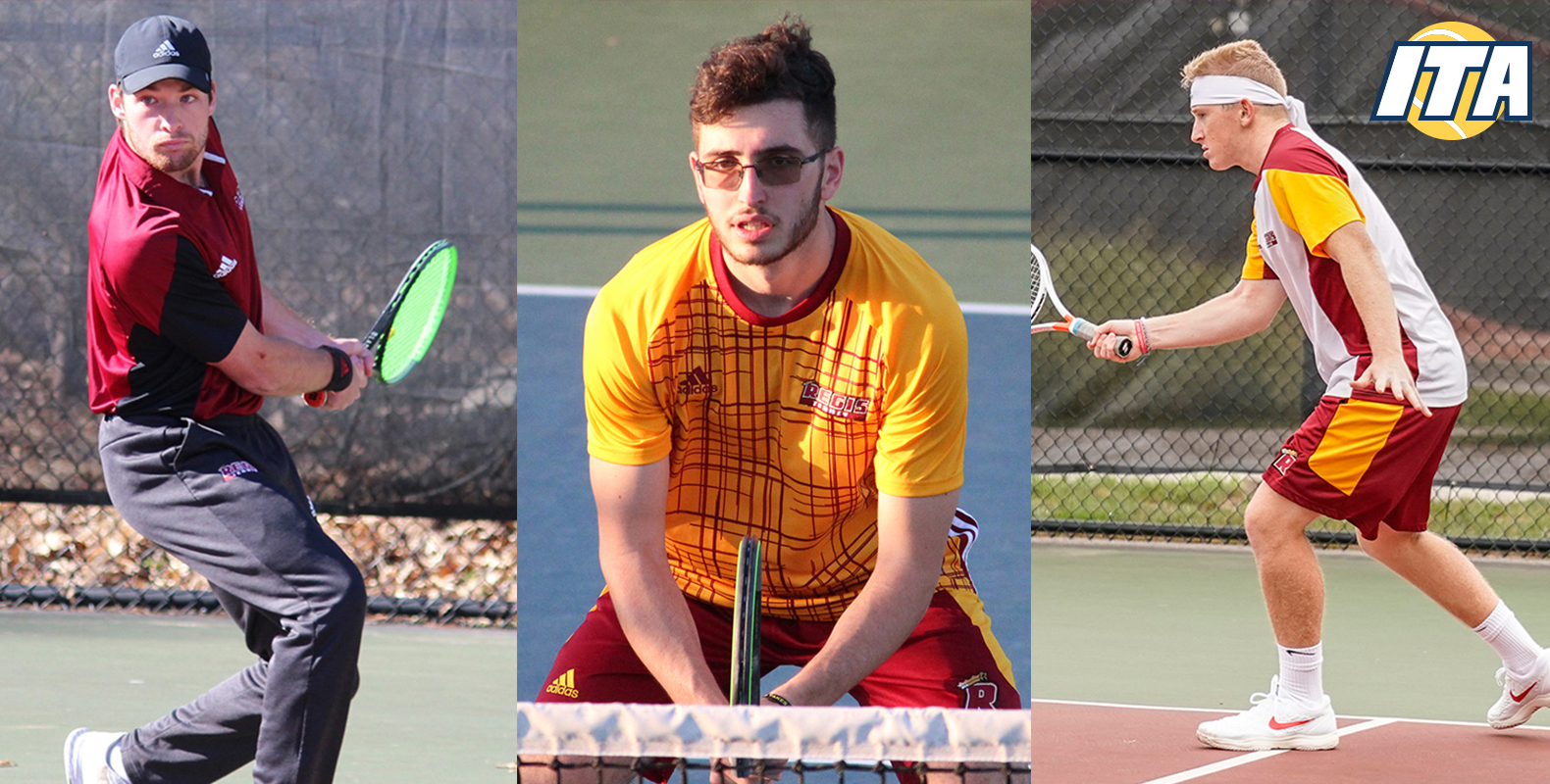 Three Pride Men’s Tennis Players Recognized by ITA for Academics