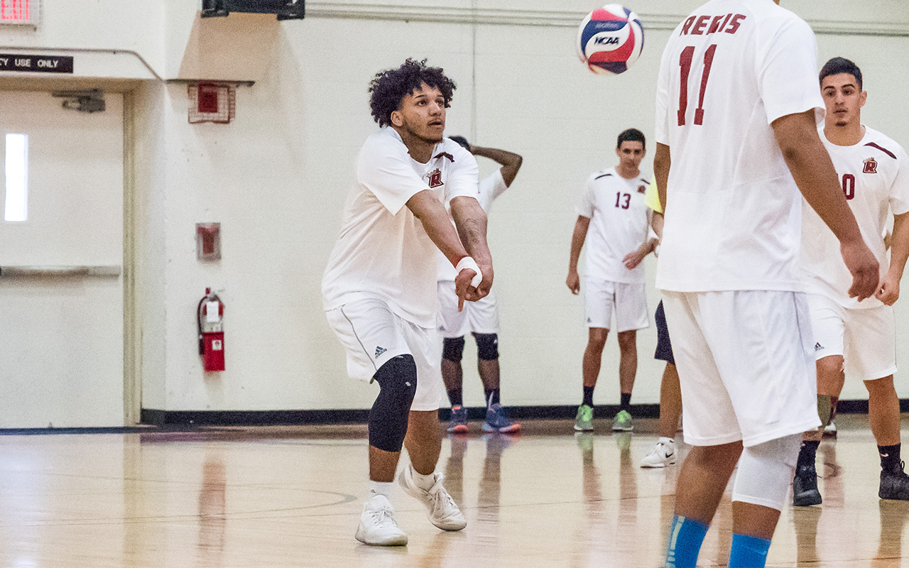 Men's Volleyball Edged In Five Sets To Emerson
