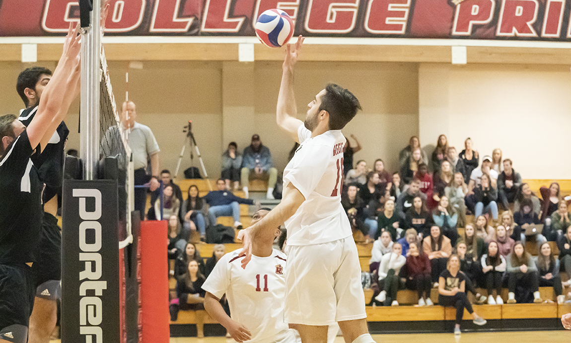 Men’s Volleyball Drops Two GNAC Contests