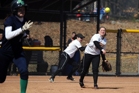 FIVE-RUN ADVANTAGE FOR REGIS COLLEGE NOT ENOUGH LATE IN DOUBLEHEADER