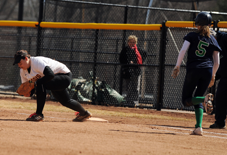 REGIS COLLEGE PAW INTO BISON, BUT FALL IN DOUBLEHEADER
