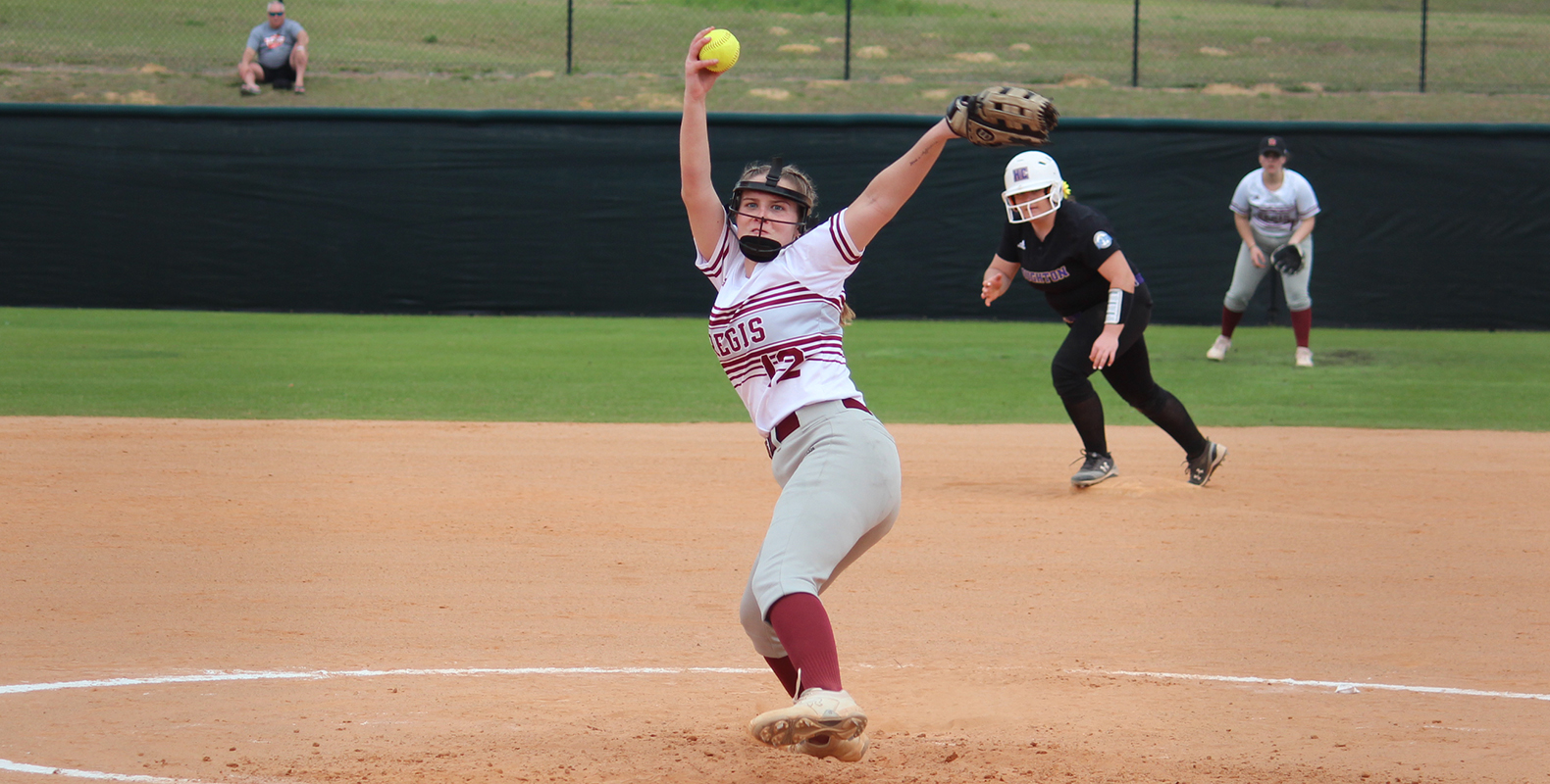 Softball Splits Doubleheader with Lasell