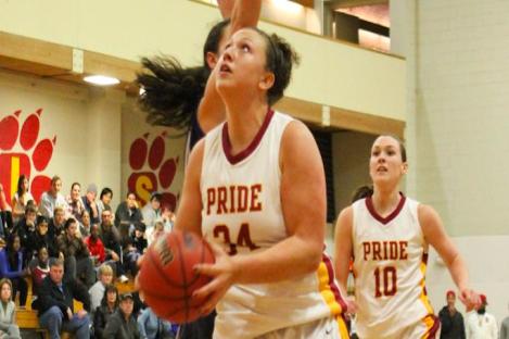 RAMONAS' 21 POINTS NOT ENOUGH AS PRIDE FALLS  56-52 TO MULES