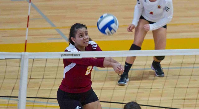 LASERS TOPPLE REGIS IN WOMEN'S VOLLEYBALL
