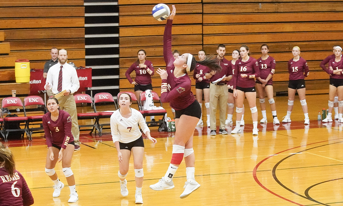 Pride Women’s Volleyball Succumbs to Lasell Comeback